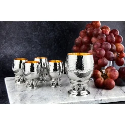 Hot Godinger Grape Hammered Kiddush Cup