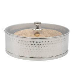 Outlet Godinger Hammered Stainless Matzah Storage
