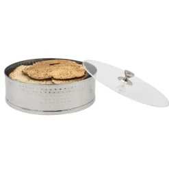 Outlet Godinger Hammered Stainless Matzah Storage
