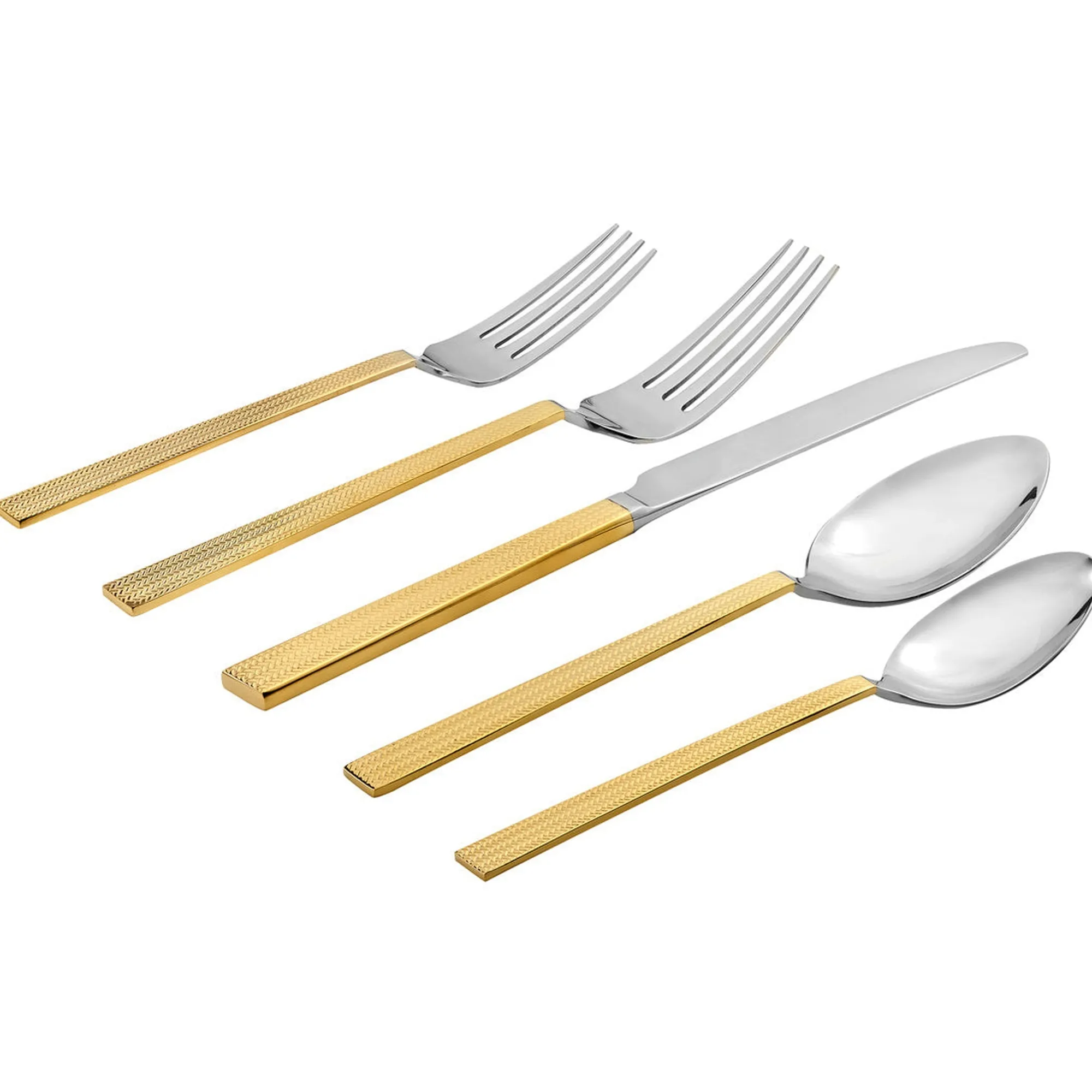 Outlet Godinger Harrington 18/10 Gold 20 Piece Flatware Set, Service For 4