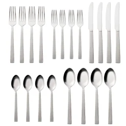 Discount Godinger Harrington 18/10 Stainless Steel 20 Piece Flatware Set, Service For 4