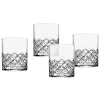 Hot Godinger Hatch Double Old Fashion, Set of 4