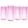 Outlet Godinger Helix Pink Highball, Set of 4