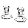 New Godinger Hexagon Tapered Candlestick Set