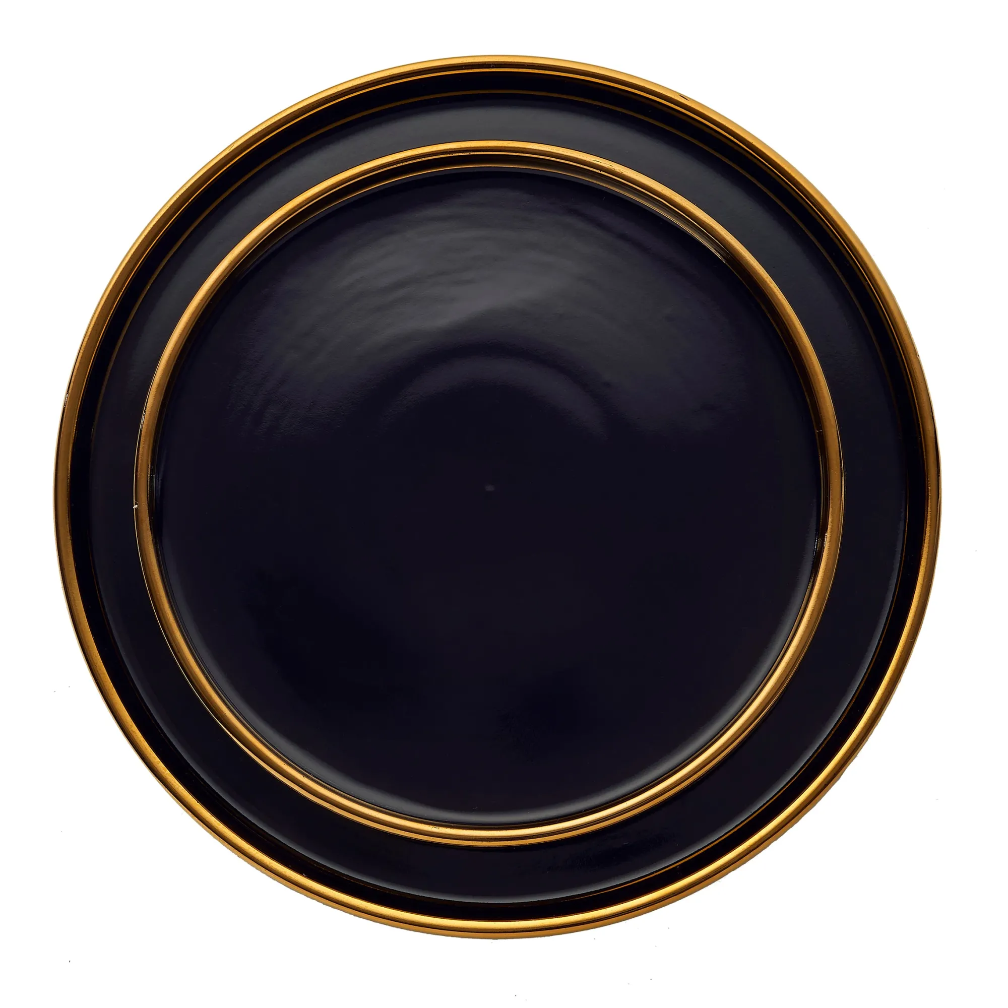 Outlet Godinger Hillcrest 12 Piece Gold Rim Dinnerware Set, Service For 4