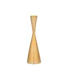 Godinger Hourglass Gold Tapered Candlestick