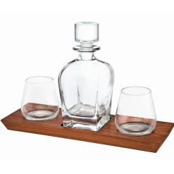Hot Godinger Hudson 4 Piece Whiskey Decanter Set