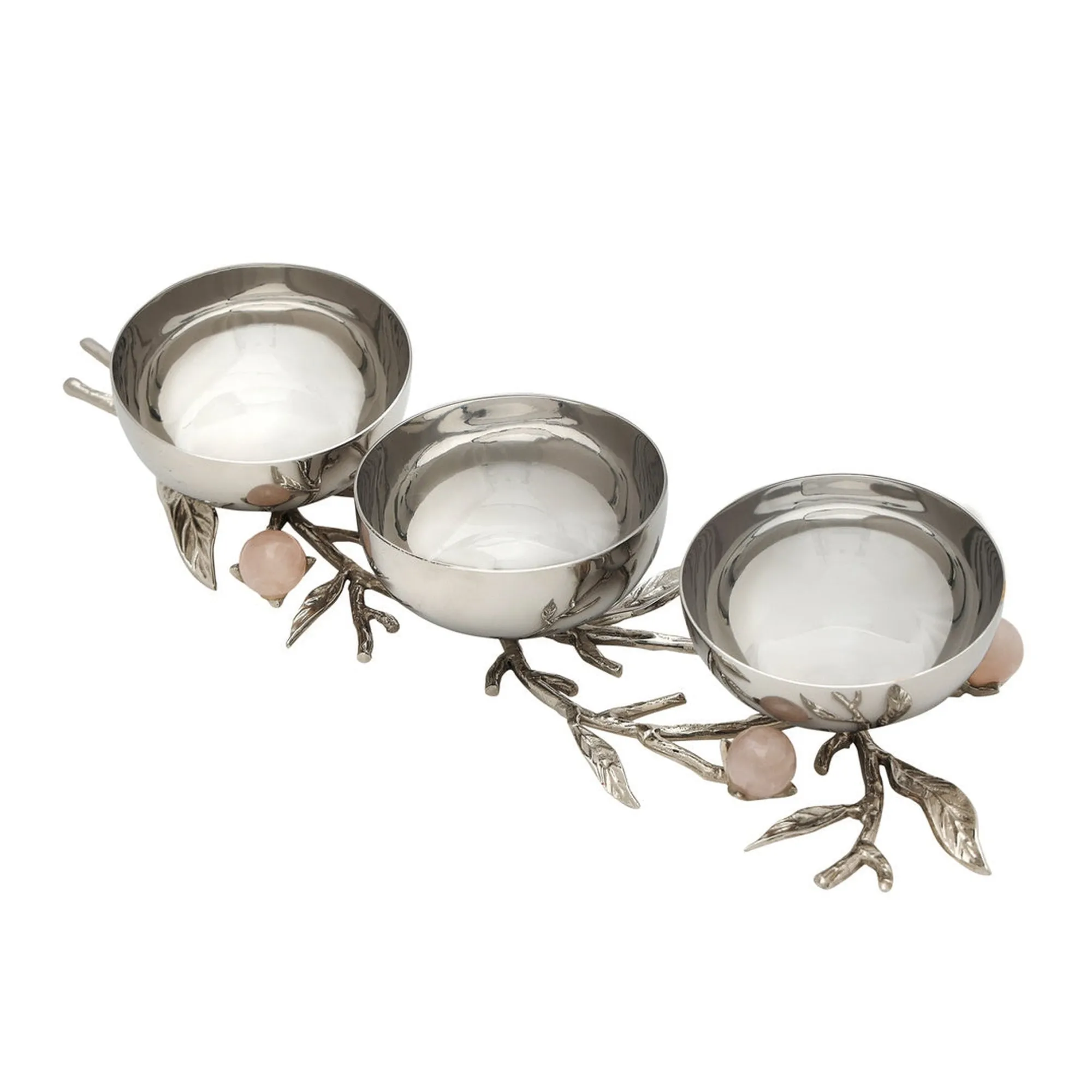 Hot Godinger Hyaline Pink Appetizer Server