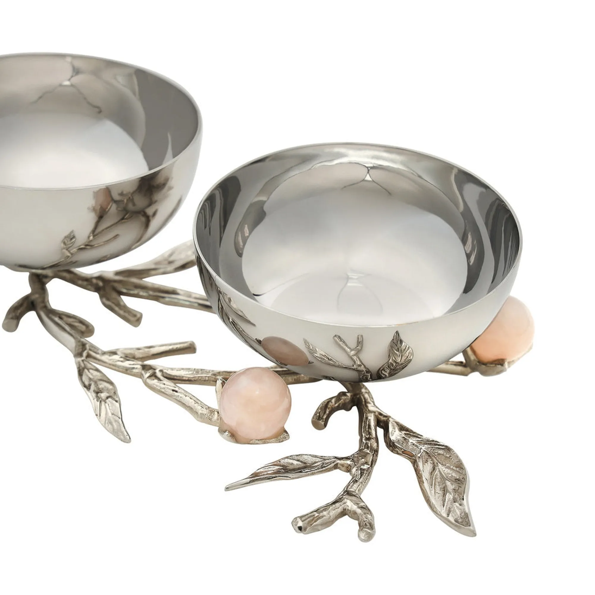 Hot Godinger Hyaline Pink Appetizer Server