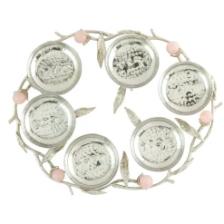 Sale Godinger Hyaline Pink Seder Plate