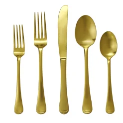 Online Godinger Infinity Satin Gold 18/0 Stainless Steel 20 Piece Flatware Set, Service For 4