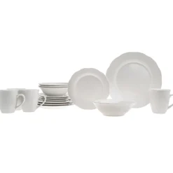 Online Godinger Inglenook Porcelain 16 Piece Dinnerware Set, Service for 4