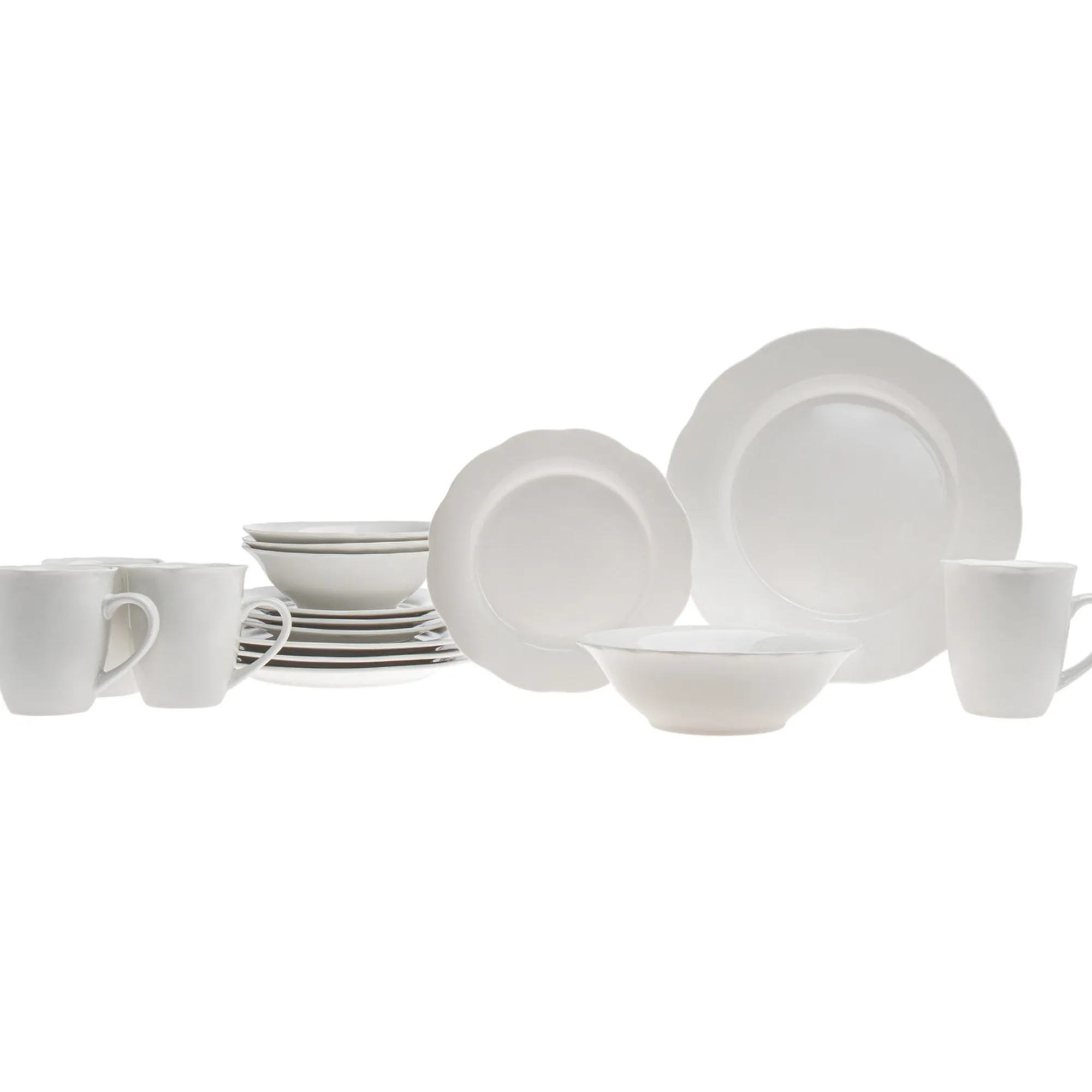 Online Godinger Inglenook Porcelain 16 Piece Dinnerware Set, Service for 4