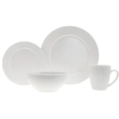 Outlet Godinger Inventure Porcelain 16 Piece Dinnerware Set, Service For 4