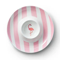 Discount Godinger Jill Zarin Flamingo Chip & Dip