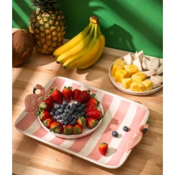 Sale Godinger Jill Zarin Flamingo Serving Tray