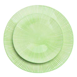 Hot Godinger Laura Green Porcelain 12 Piece Dinnerware Set, Service For 4