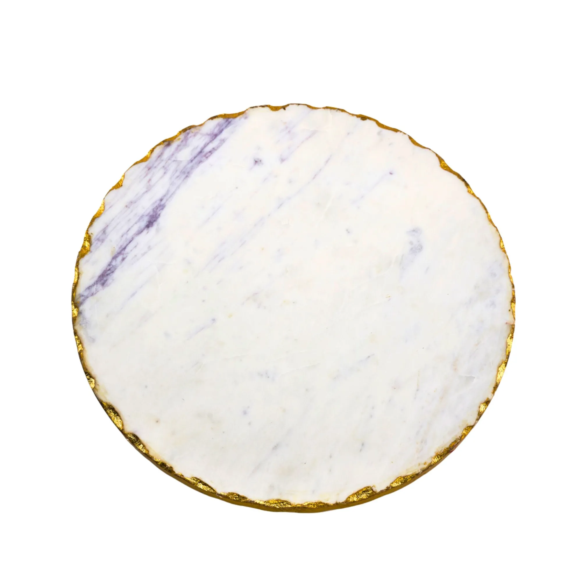 Sale Godinger Lavi Marble Gold Organic Edge Lazy Susan