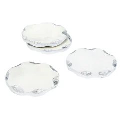 Online Godinger Lavi Marble Silver Organic Edge Coaster Set