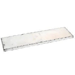 Clearance Godinger Lavi Marble Silver Organic Edge Rectangle Board
