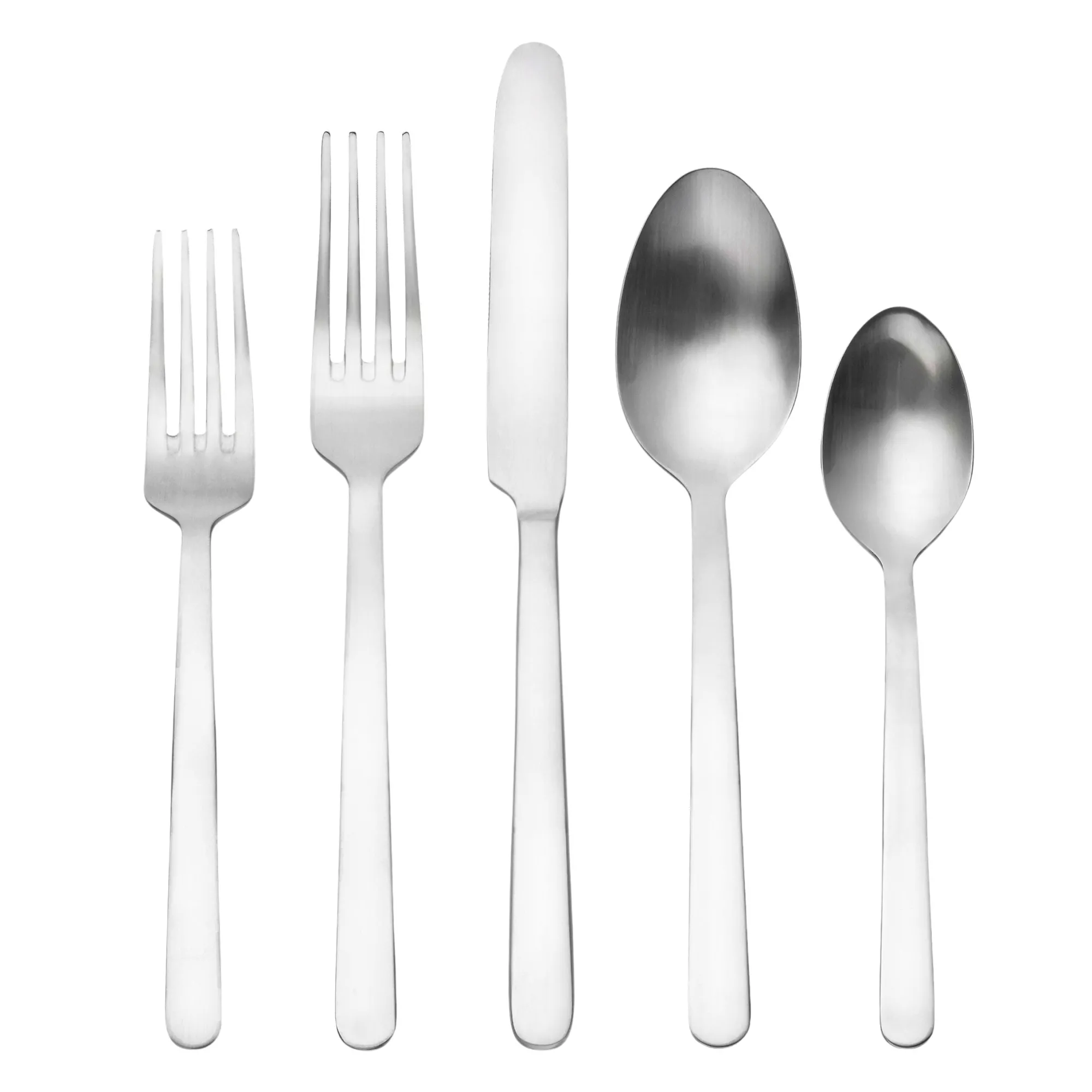 Hot Godinger Lola Matte 18/0 Stainless Steel 20 Piece Flatware Set, Service For 4
