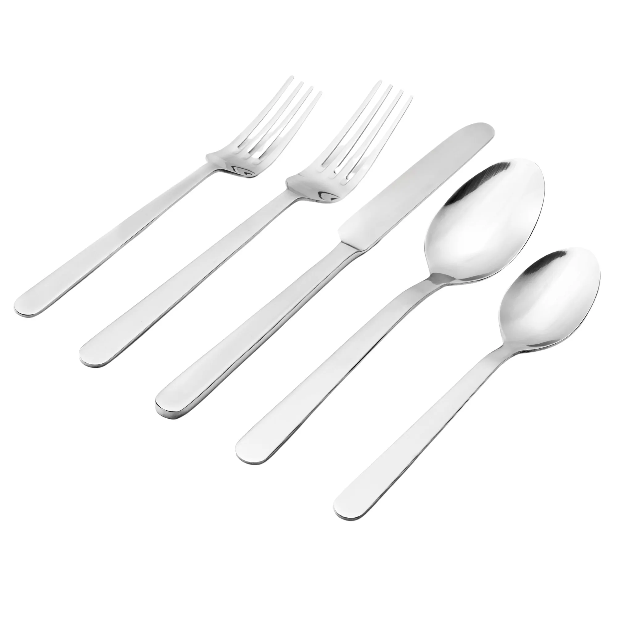 Outlet Godinger Lola Mirrored 18/0 Stainless Steel 20 Piece Flatware Set, Service For 4