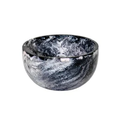 Hot Godinger Lucente Black & White Resin Snack Bowl