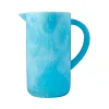 Sale Godinger Lucente Resin Matte Blue Beverage Pitcher