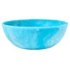 Hot Godinger Lucente Resin Matte Blue Salad Bowl