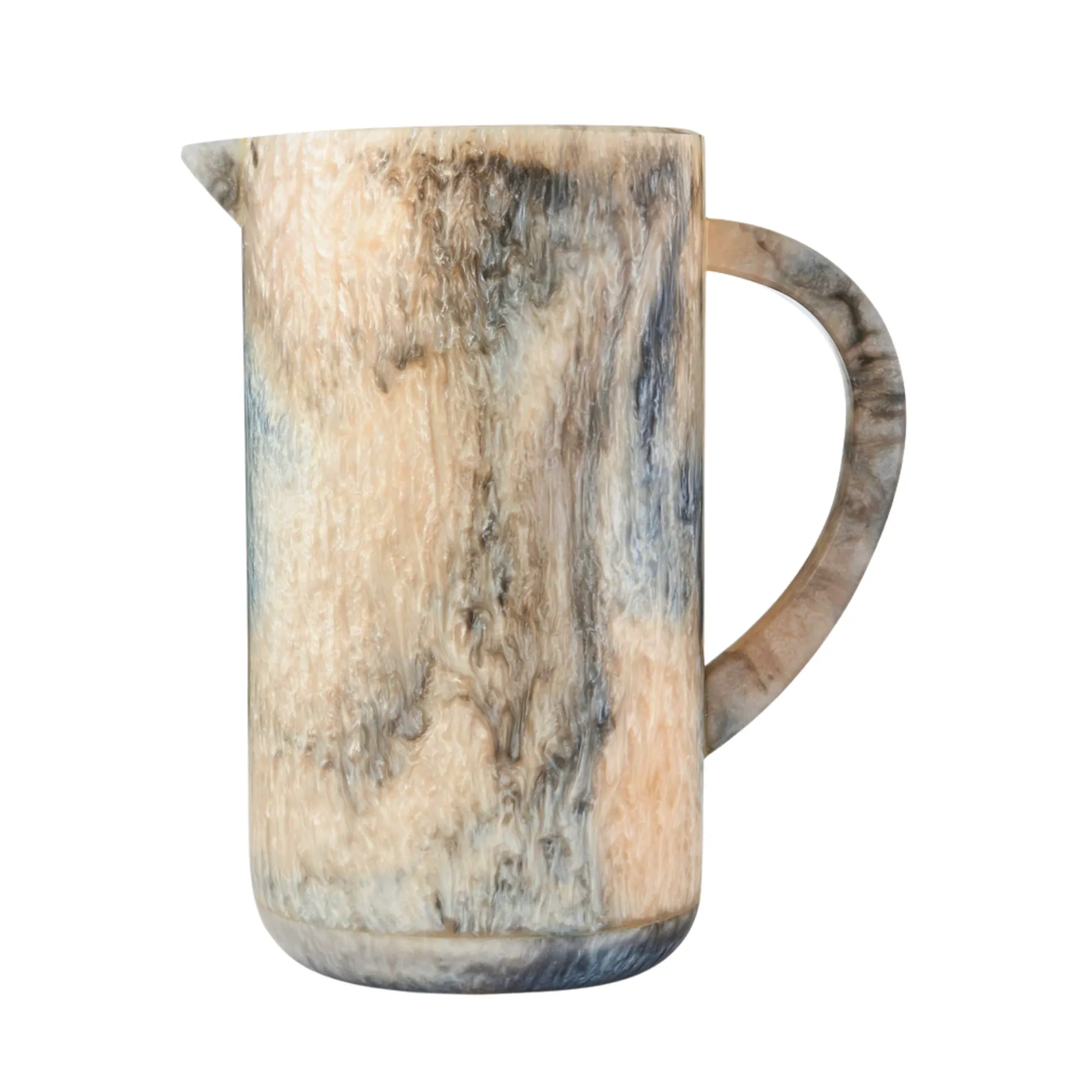 Best Godinger Lucente Resin Matte Limestone Beverage Pitcher