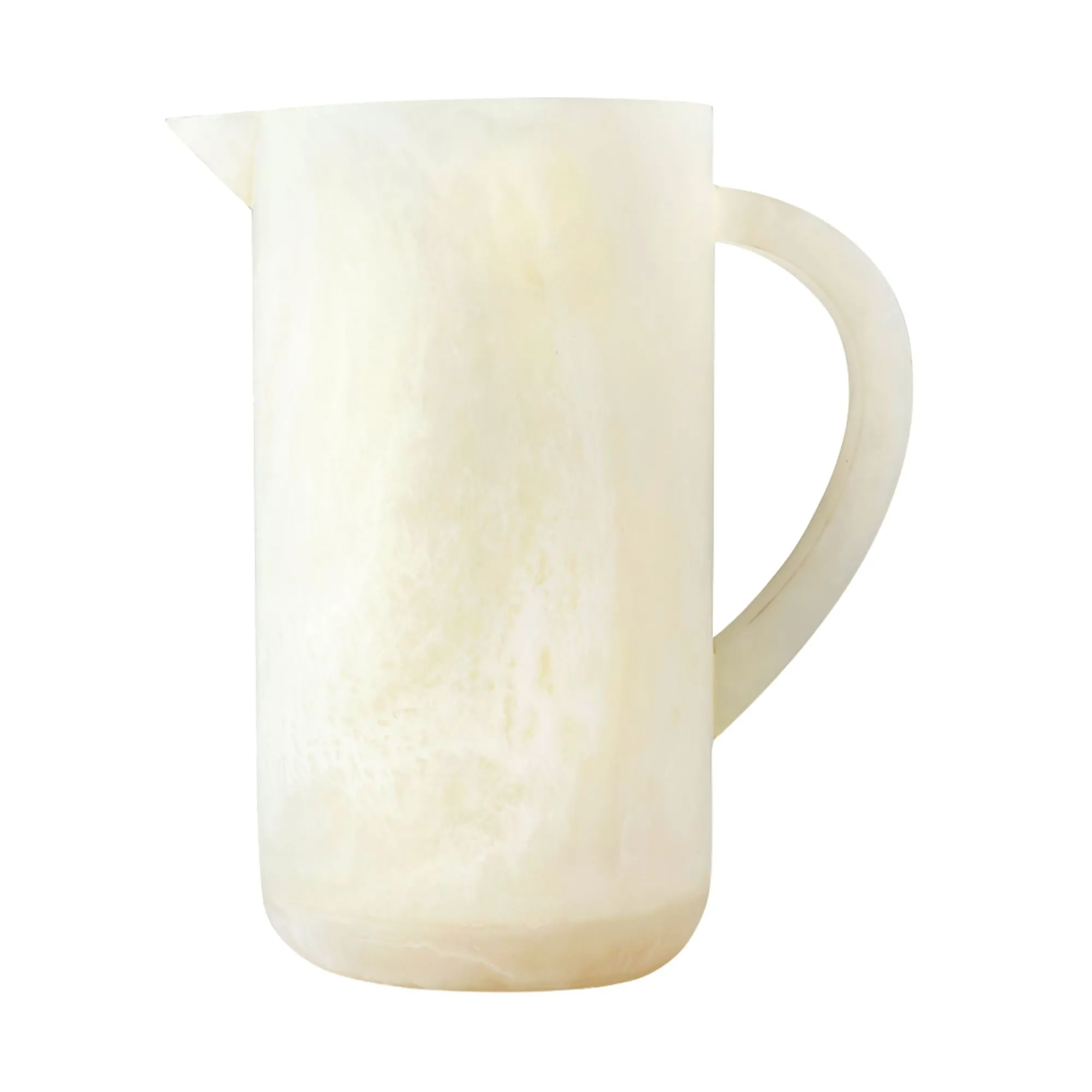 Best Godinger Lucente Resin Matte White Beverage Pitcher