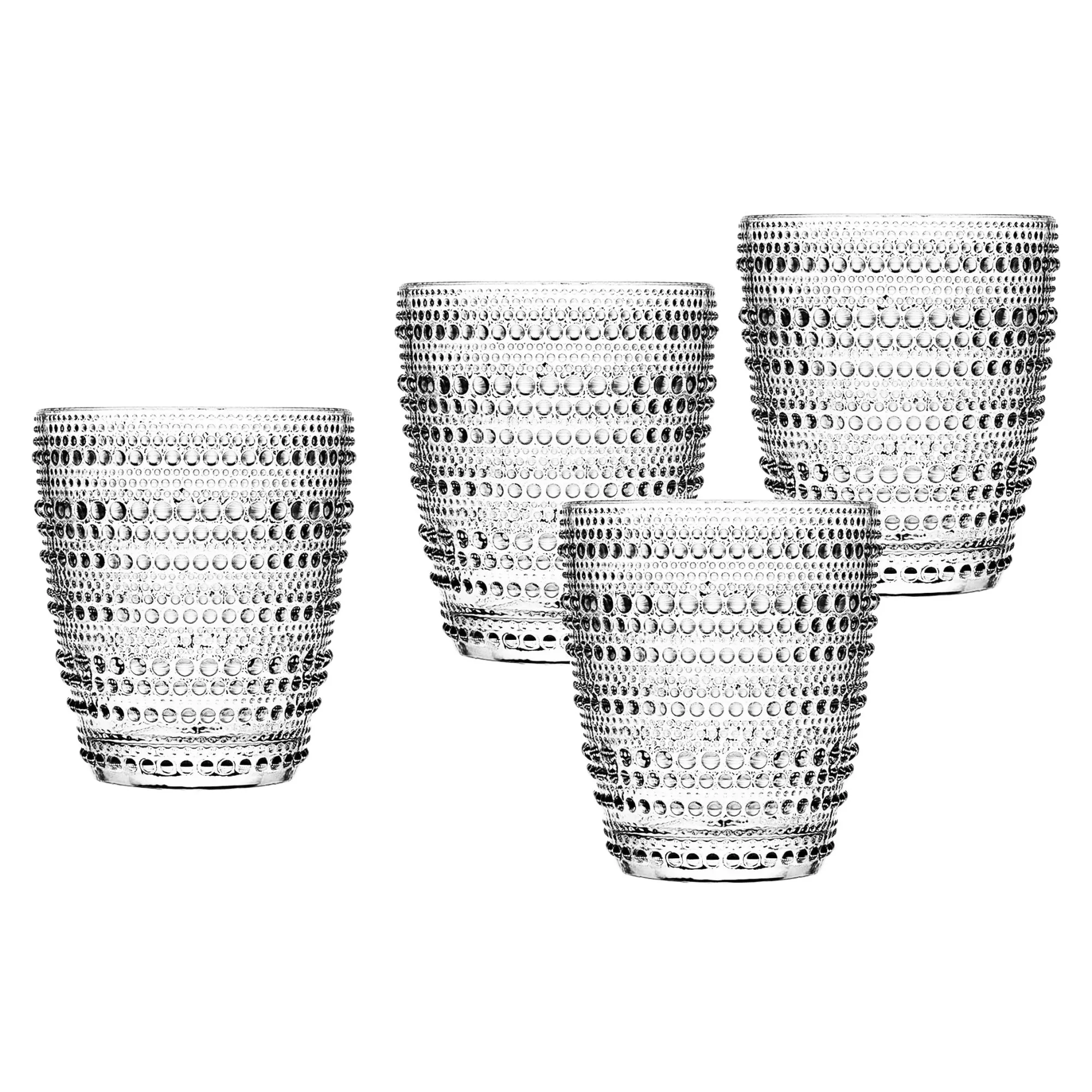 Online Godinger Lumina Clear Double Old Fashion, Set of 4