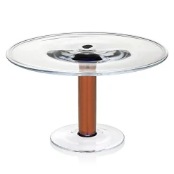 Hot Godinger Mandril Copper Tall Footed Cake Stand