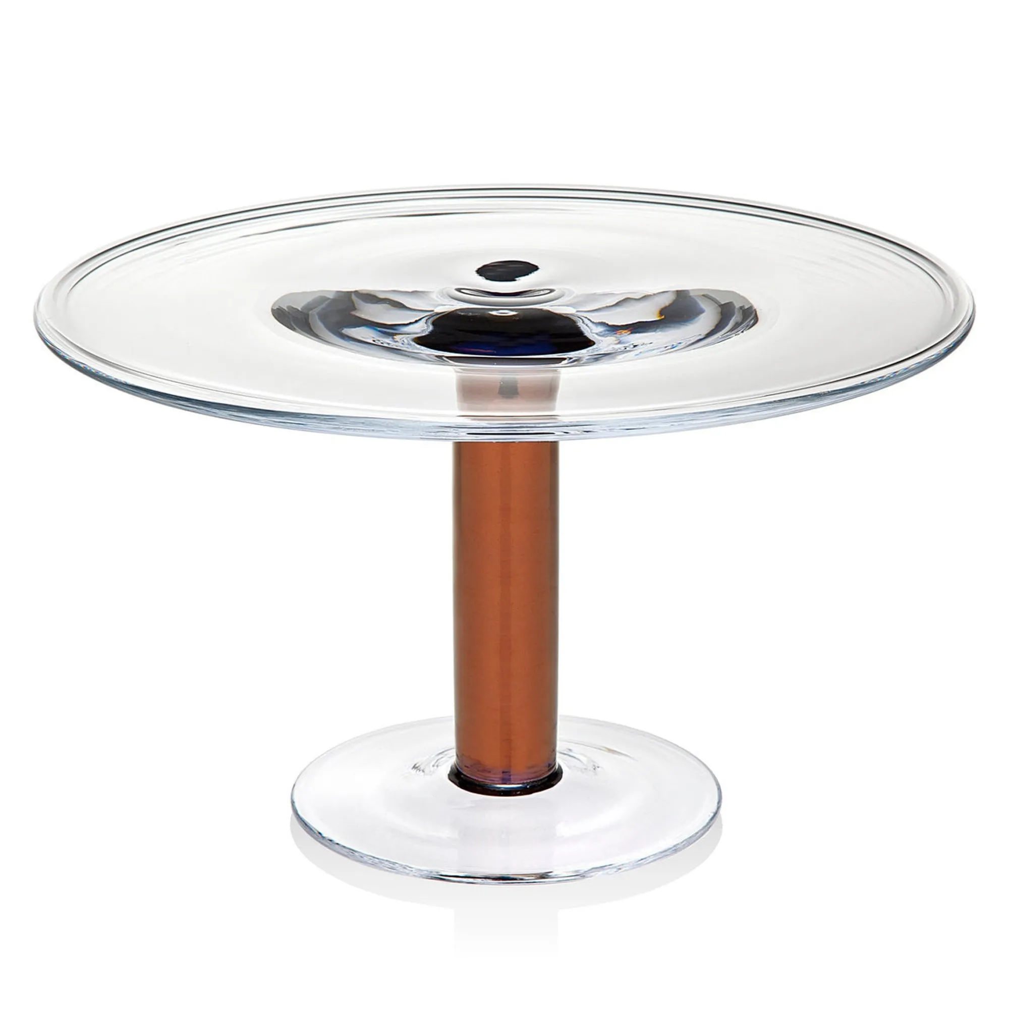 Hot Godinger Mandril Copper Tall Footed Cake Stand