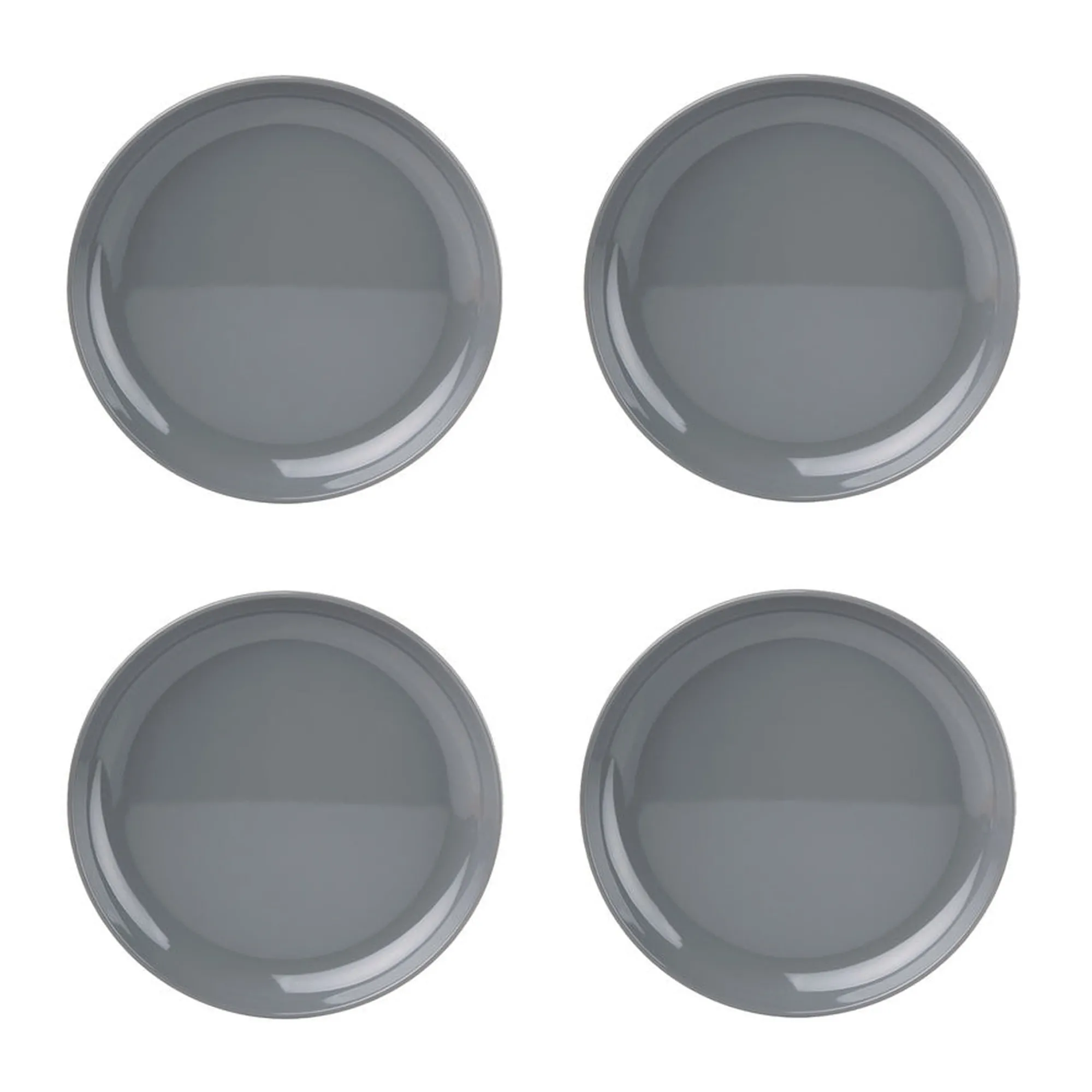 Hot Godinger Marbella Grey Stacking Melamine Salad Plate, Set of 4