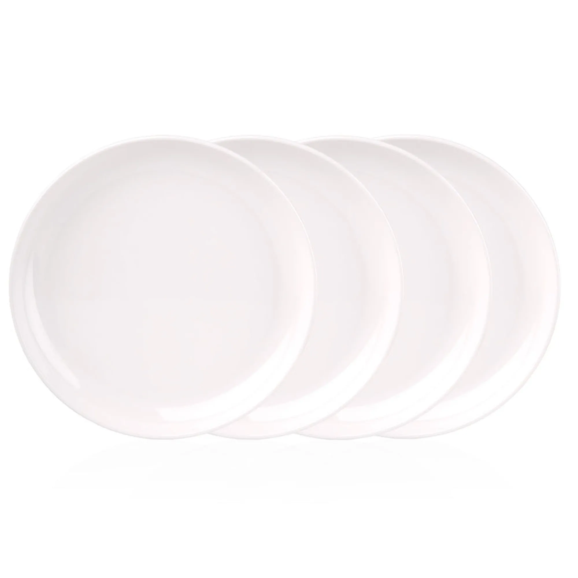 Clearance Godinger Marbella White Stacking Melamine Salad Plate, Set of 4