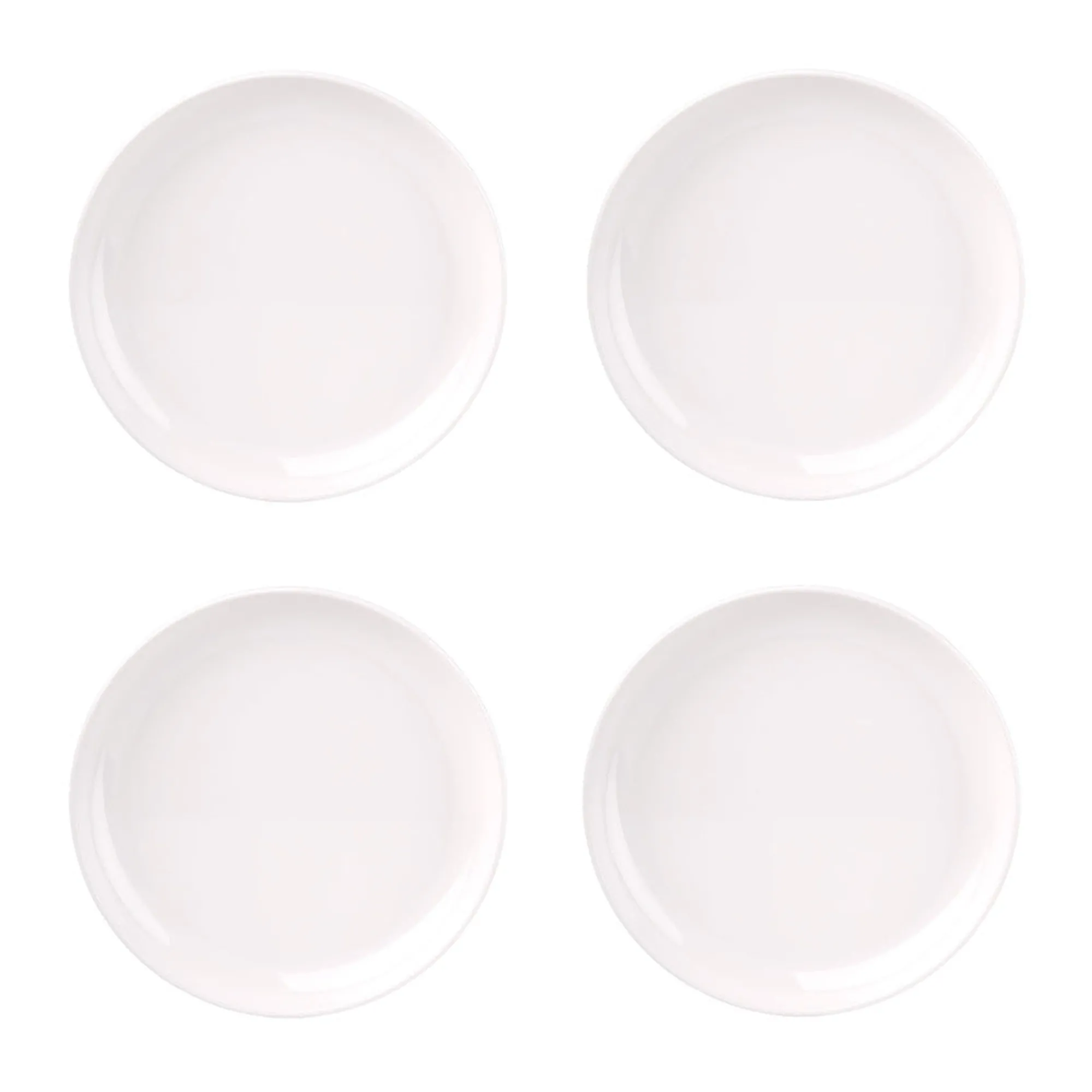 Clearance Godinger Marbella White Stacking Melamine Salad Plate, Set of 4