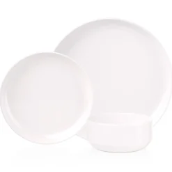 Clearance Godinger Marbella White Stacking Melamine Salad Plate, Set of 4