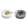 Best Godinger Marble Salt & Pepper Cellar with Spoons