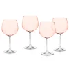 Discount Godinger Meridian Blush Balloon Goblet, Set of 4