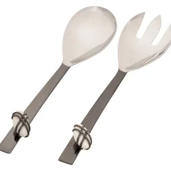 Online Godinger Midnight Pebble Salad Server Set