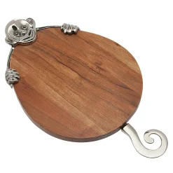 Outlet Godinger Monkey Cheese Board with Knife