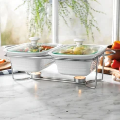 Outlet Godinger Natura Double Baker with Stand