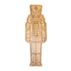 Online Godinger Nutcracker Wood Cheese Board