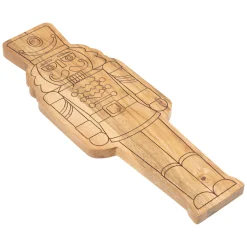 Online Godinger Nutcracker Wood Cheese Board