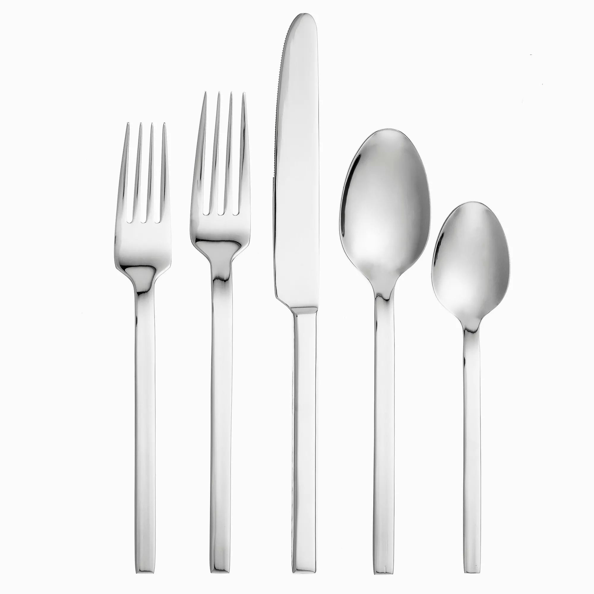 Best Godinger Opus Mirrored 18/10 Stainless Steel 20 Piece Flatware Set, Service For 4