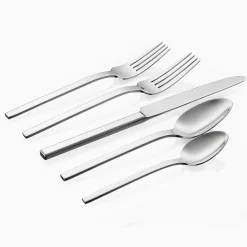 Best Godinger Opus Mirrored 18/10 Stainless Steel 20 Piece Flatware Set, Service For 4
