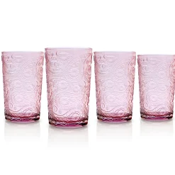Sale Godinger Paisley Blush Highball, Set of 4