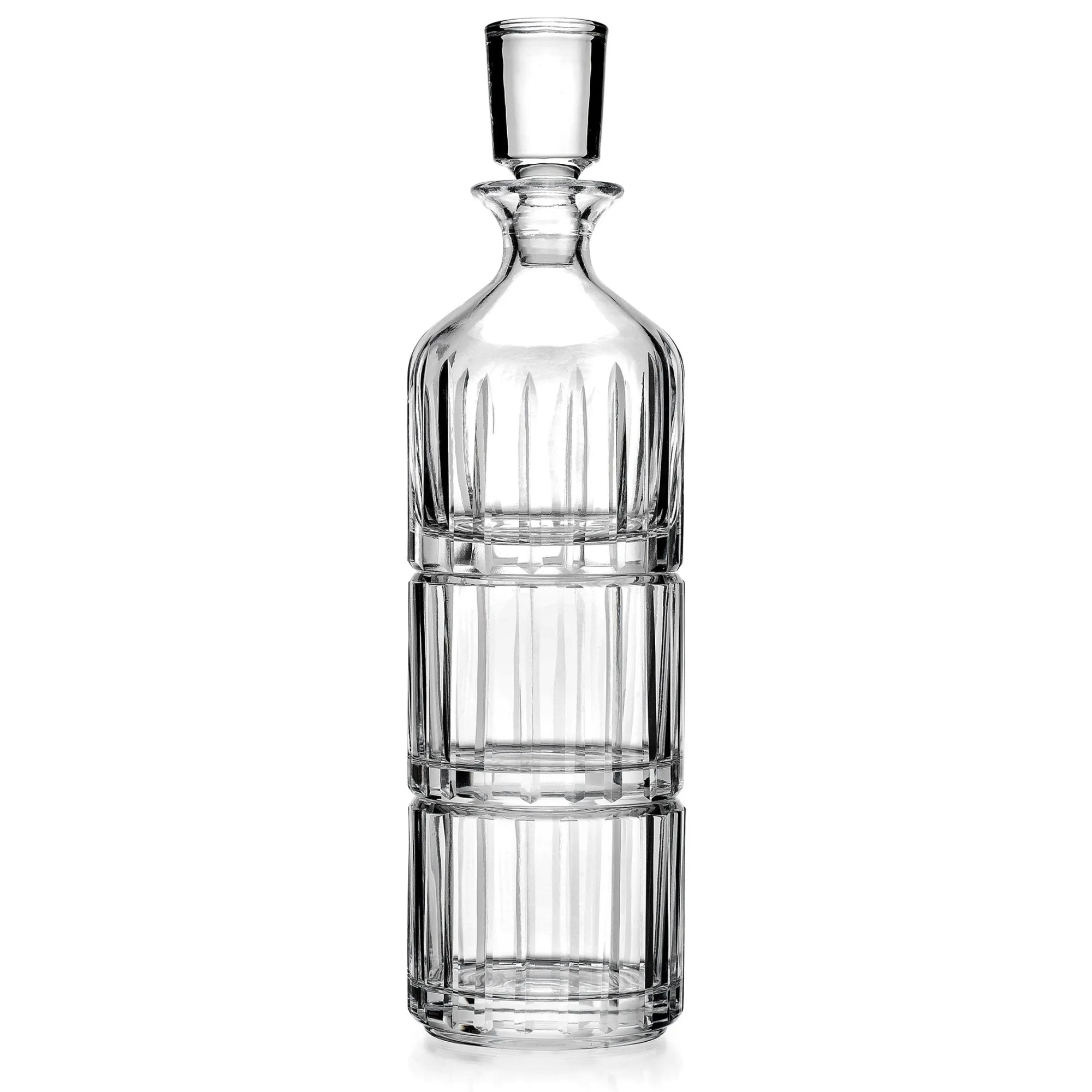 Online Godinger Parallels Stacking Decanter