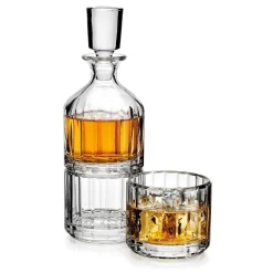 Online Godinger Parallels Stacking Decanter